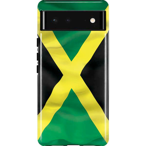 Jamaica Flag Pixel Cases